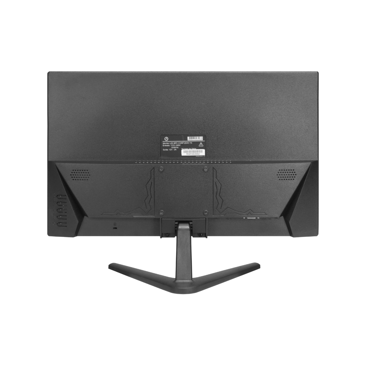 MONITOR LED 20 BRAZIL PC CORP 20WV 75Hz PRETO BASE V META - GPJ