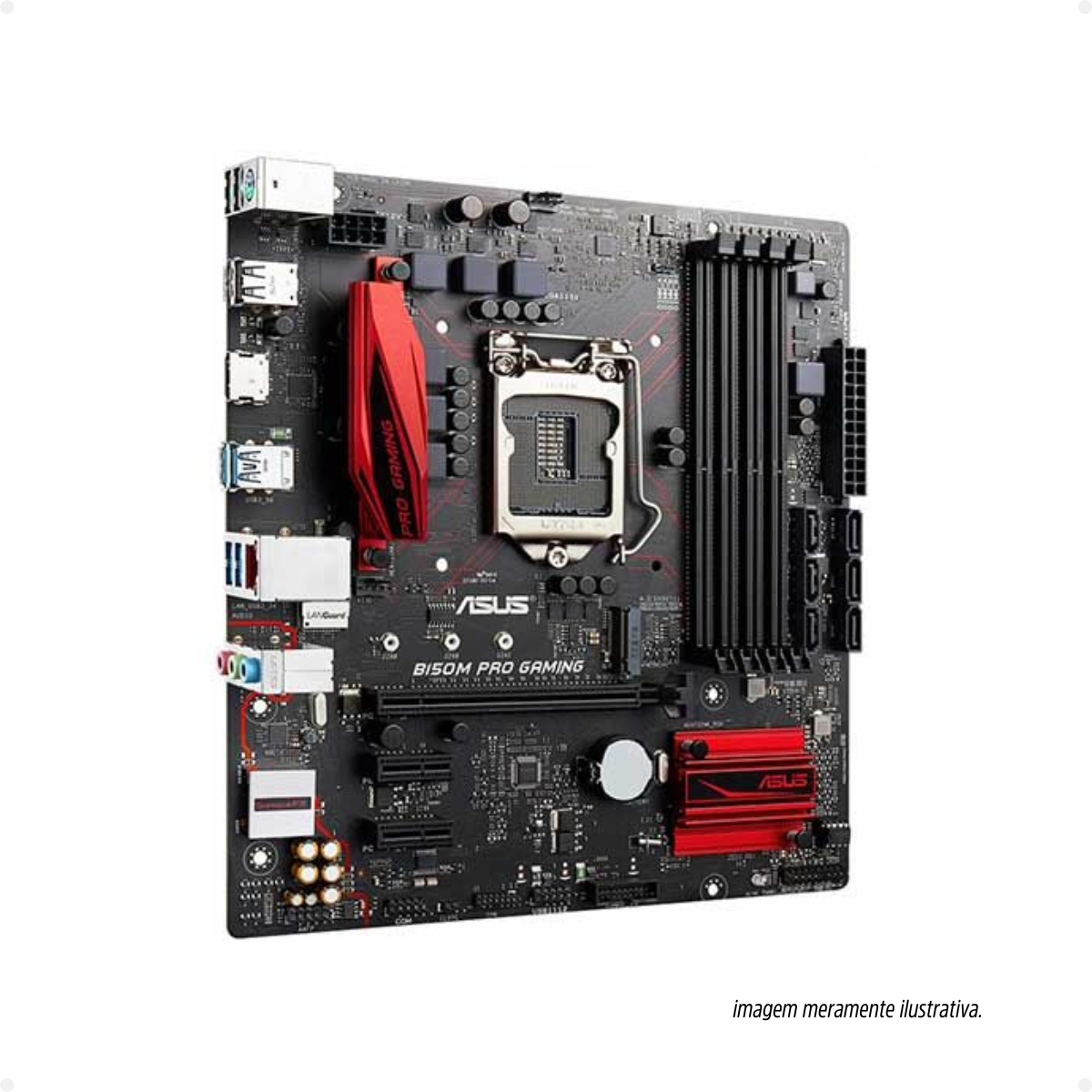 PLACA MAE DESK ASUS 1151 B150M-PRO GAMING (4xDDR4/1xM.2/1xHDMI/3xUSB3. - GPJ