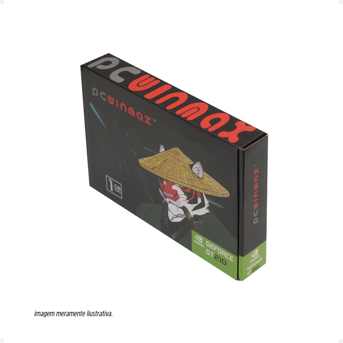 PLACA DE VÍDEO PCI EXPRESS 1GB/64BITS GT210 PCWINMAX G210LP-1D3