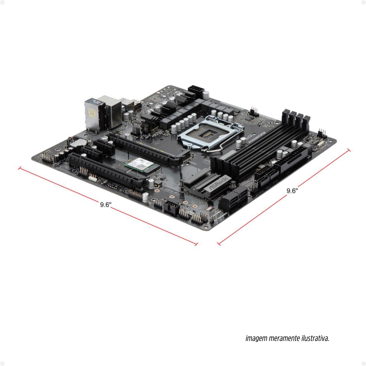PLACA MAE DESK ASROCK 1151 B360M/OEM (4xDDR4/1xHDMI/1xM.2/1xWIFI M