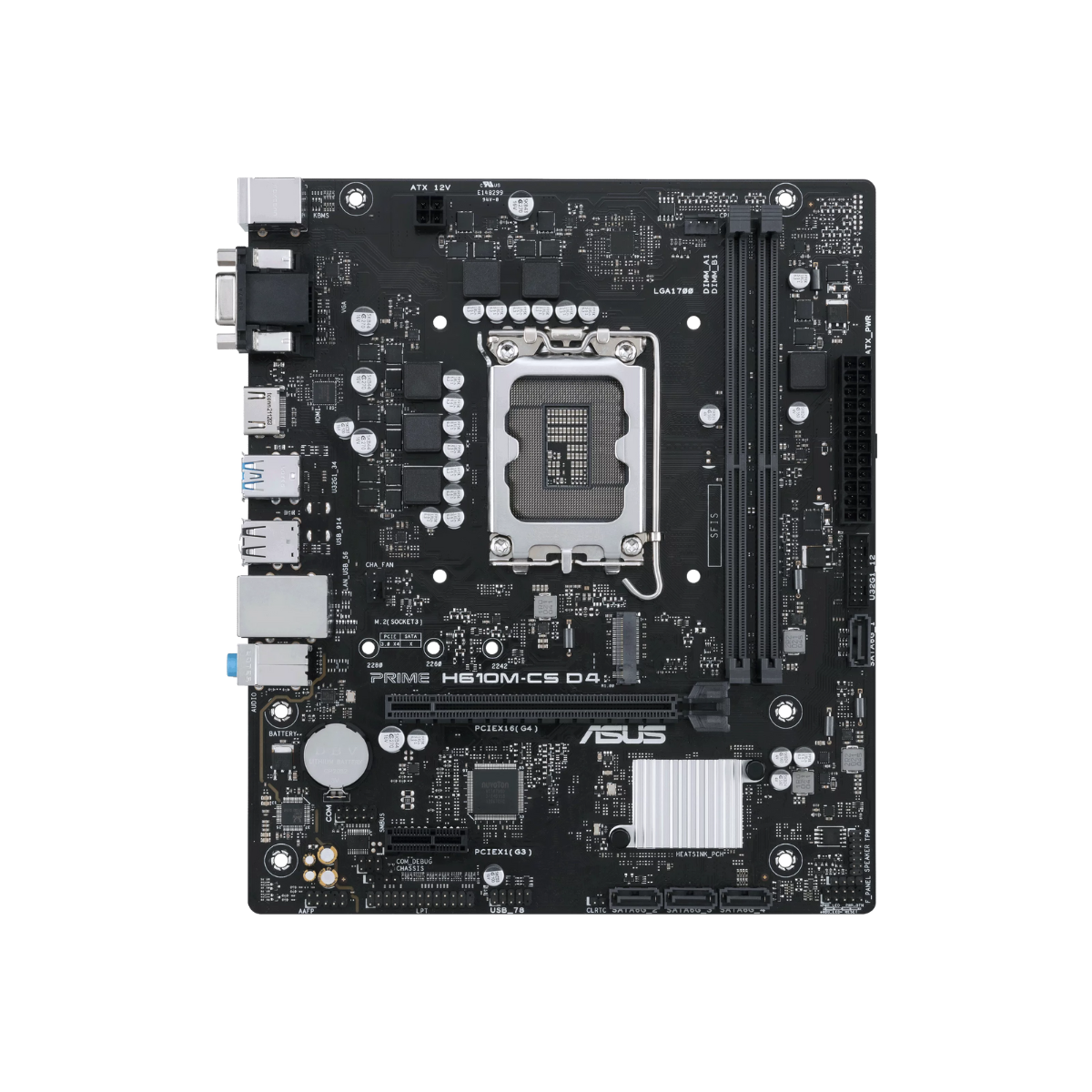 PLACA MAE DESK ASUS 1700 PRIME H610M-CS D4(2xDDR4/HDMI/VGA/1xM.2