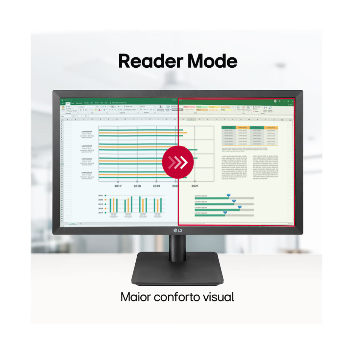 MONITOR LED 22 LG 22MP410B 75HZ 127V/220V (OUTLET) - GPJ