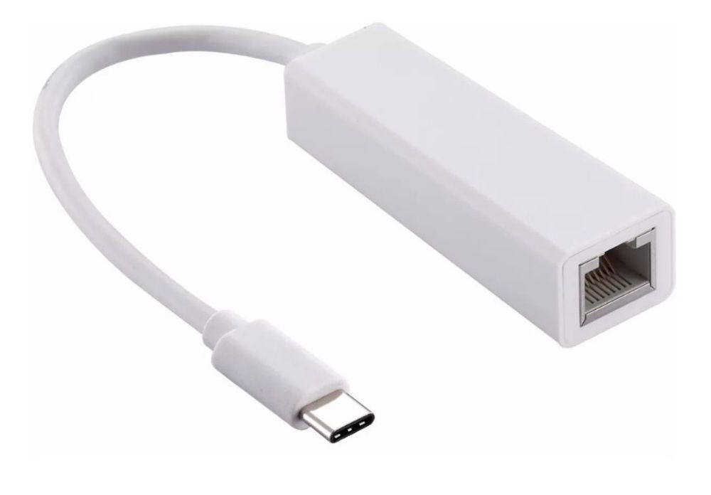 Cabo Adaptador USB-C para internet Rj 45 10/100 - Conexão sem limites