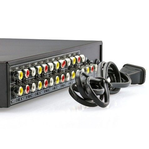 1 In 8 Out 8 Port RCA AV Audio Video Splitter With RCA Composite Cable | Malaysia - Foto 5