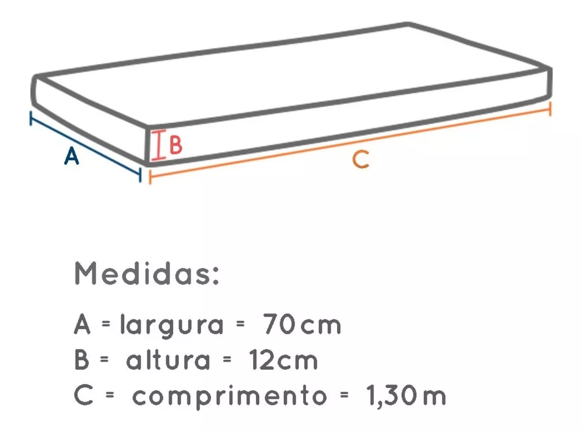 Lençol de Malha com Elastico para Berço Americano 70cm X 1,30cm X 12cm ...