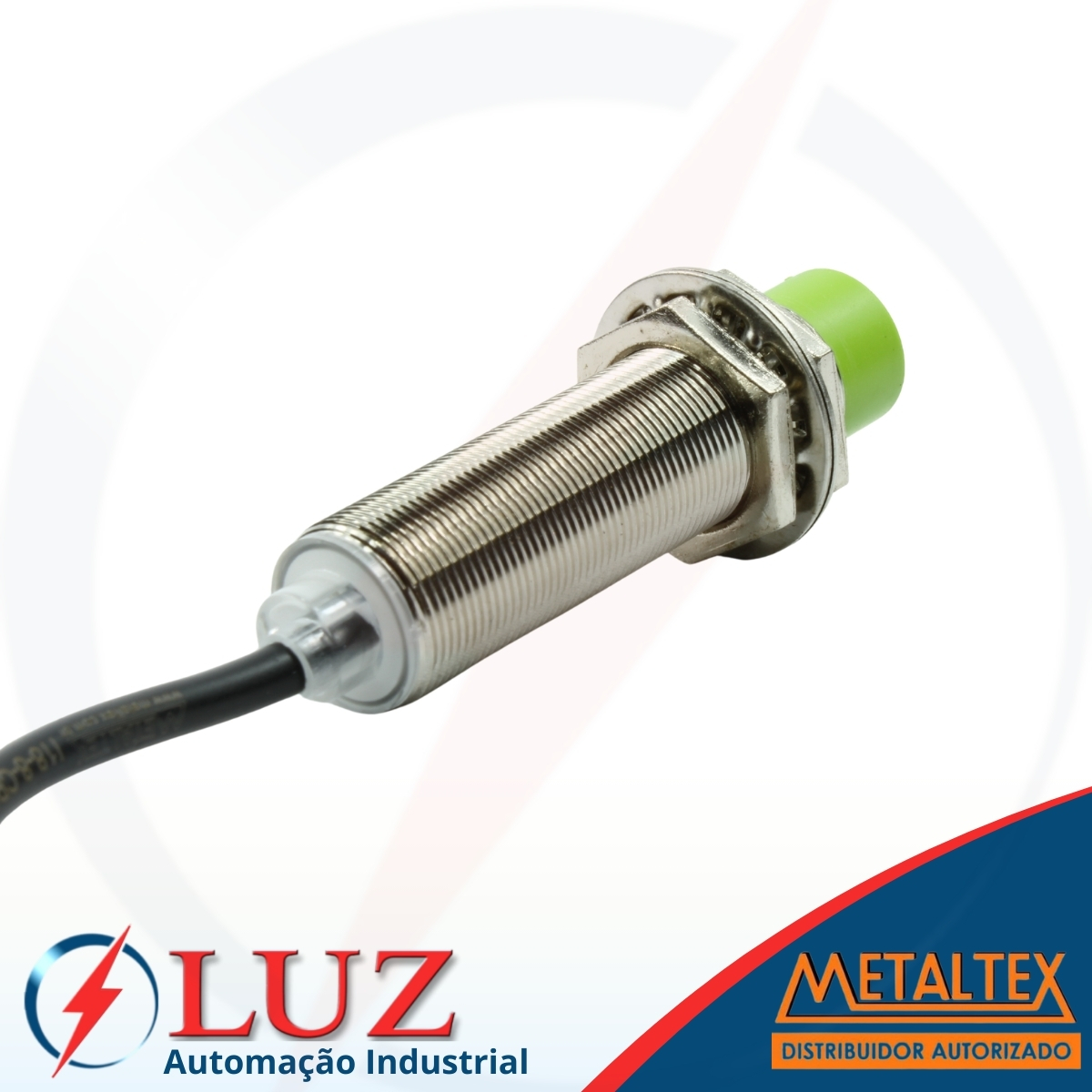 I18-8-CPC | Sensor Indutivo M18 - Pnp (12v - 24v) | Metaltex - LUZ ...