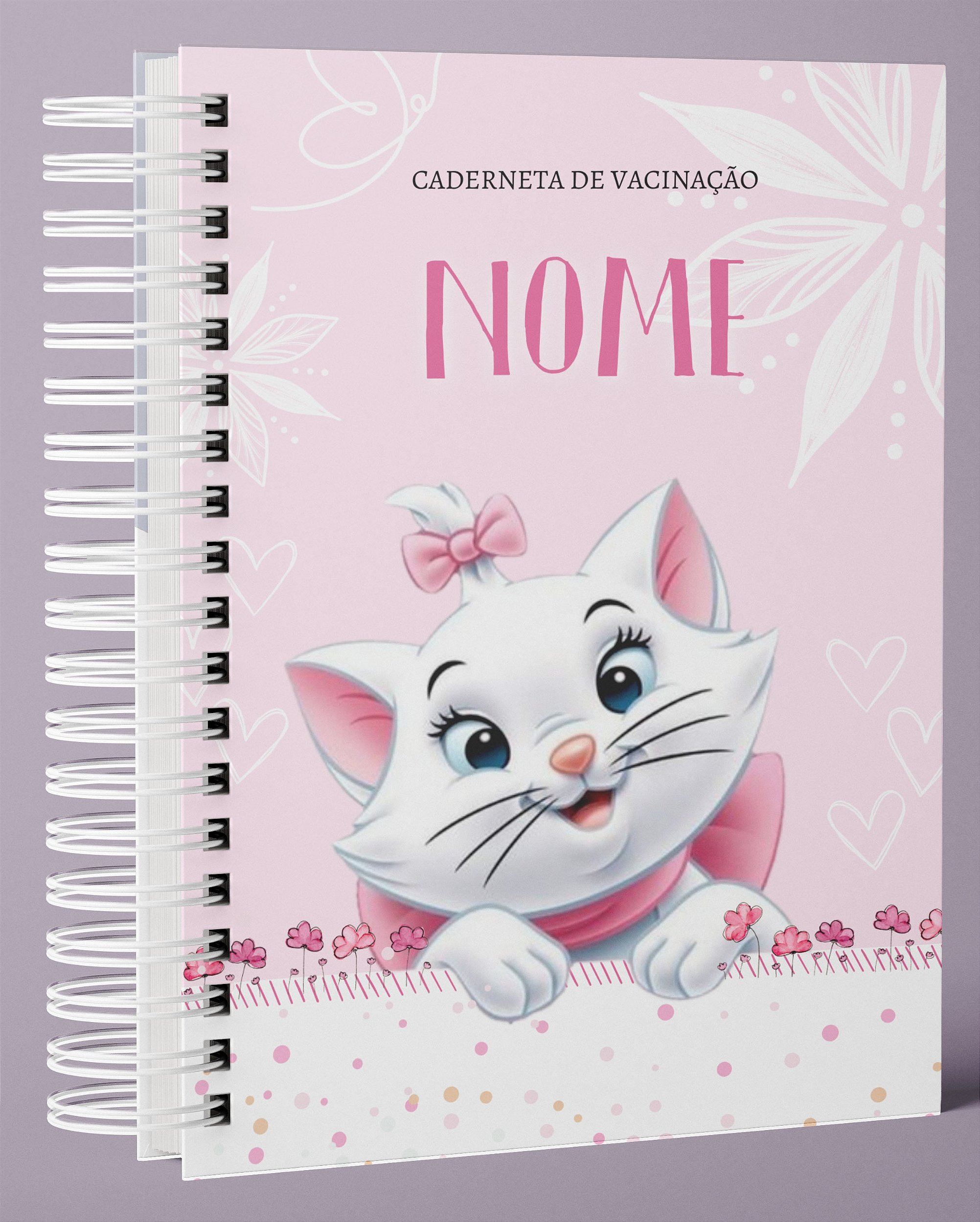 Caderneta de Vacinação - Gatinha Marie - Personalize SIS