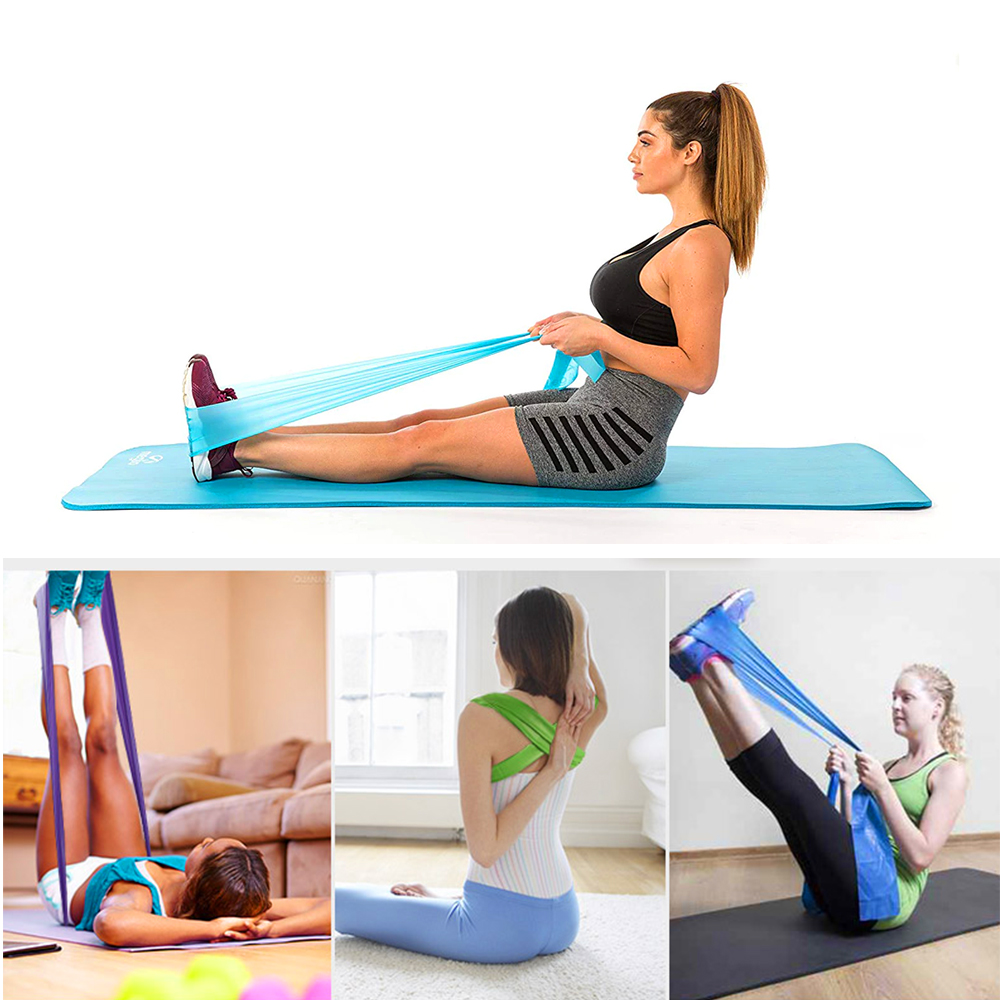 Faixa Elástica Thera Band Para Pilates Yoga Fisioterapia - Utilidades ...