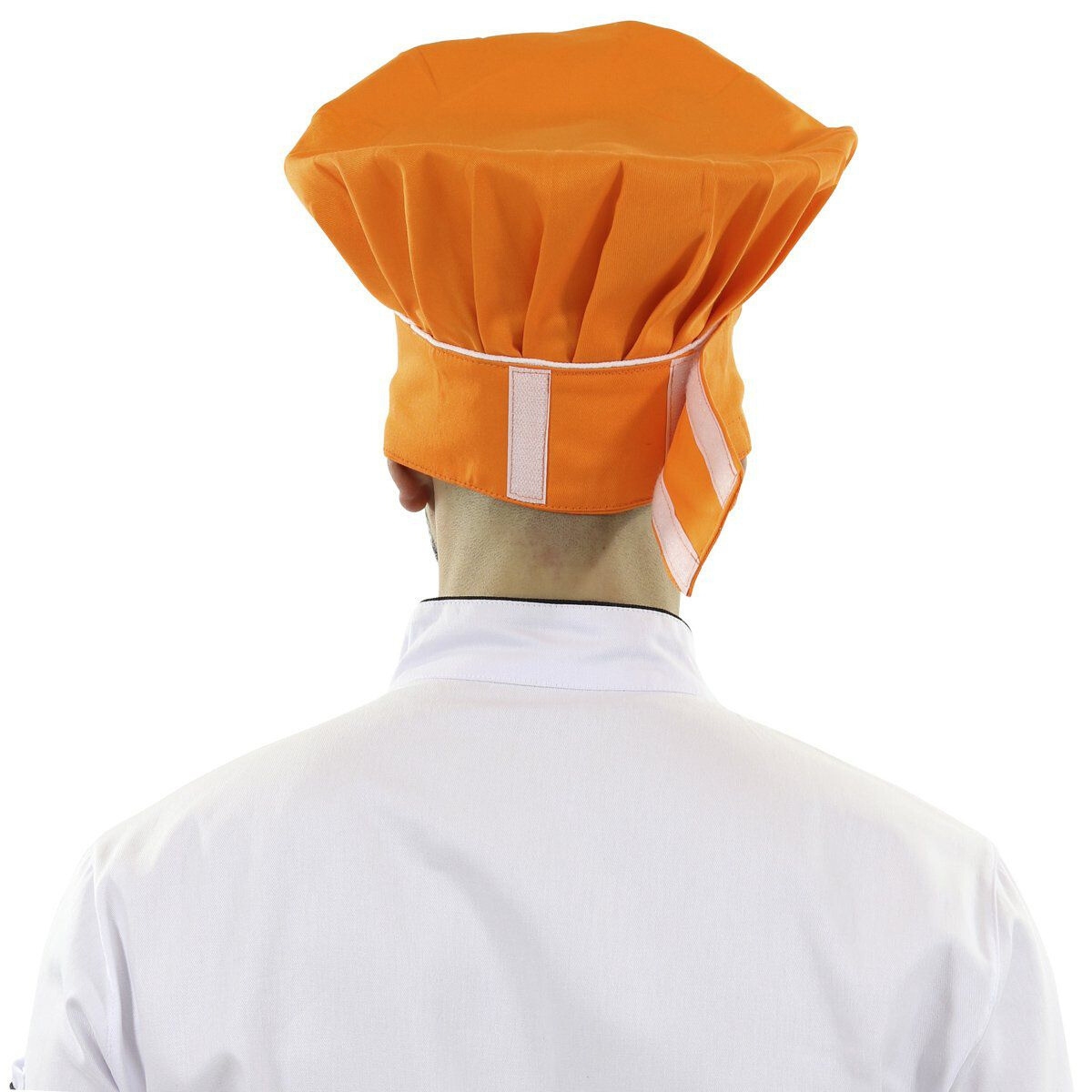 Chapéu Chef Cozinha Laranja Profissional - Dr Chef - DR.CHEF