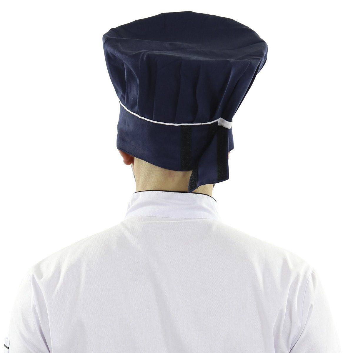 Chapéu Para Chef Cozinha Profissional Azul Escuro - Dr Chef - DR.CHEF