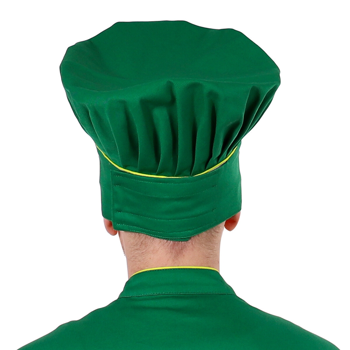 Chapéu Chef Cozinha Verde Brasil Profissional - Dr Chef - DR.CHEF