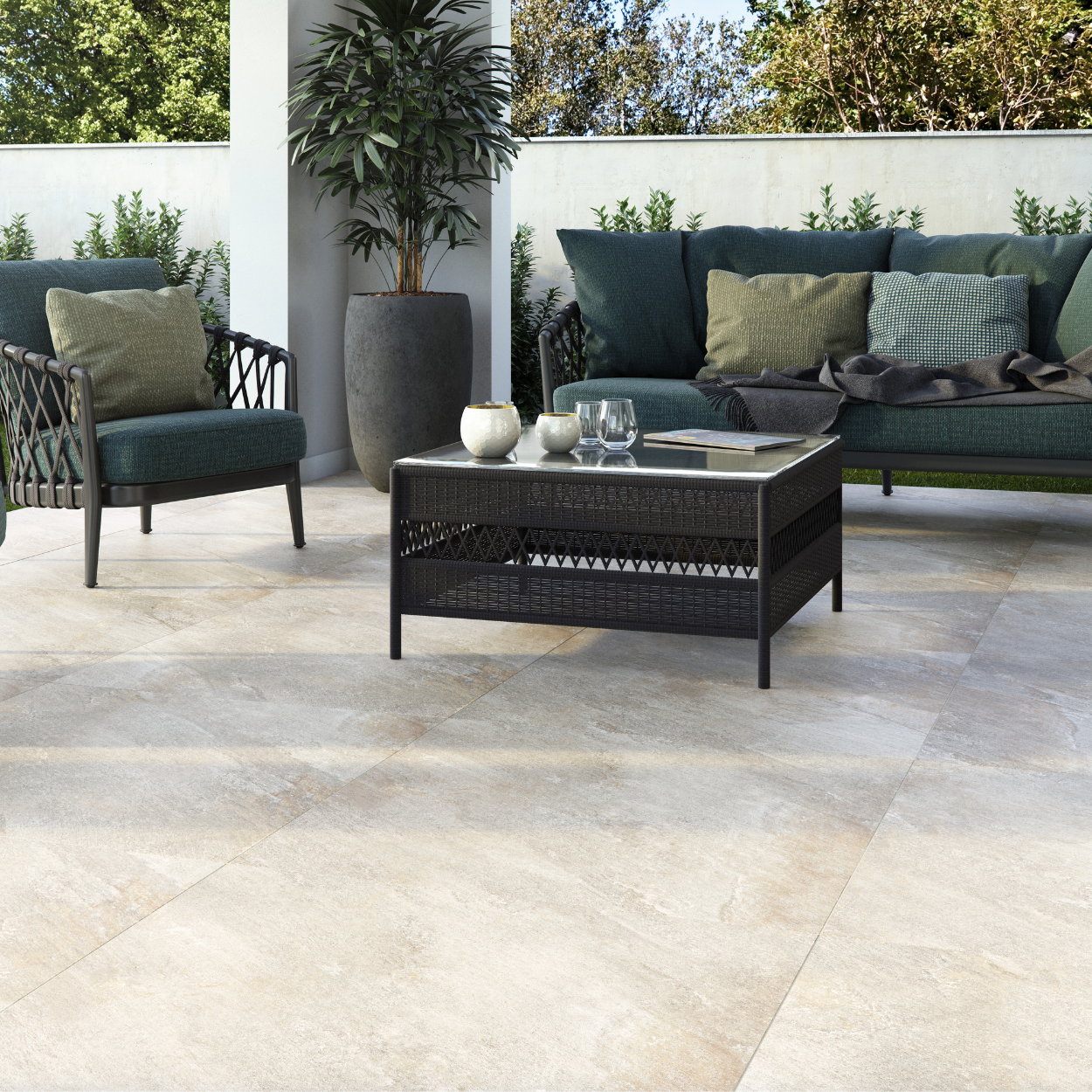 Porcelanato Embramaco 83057 New Art Gray 83X83 Cx2,05M² - Brama