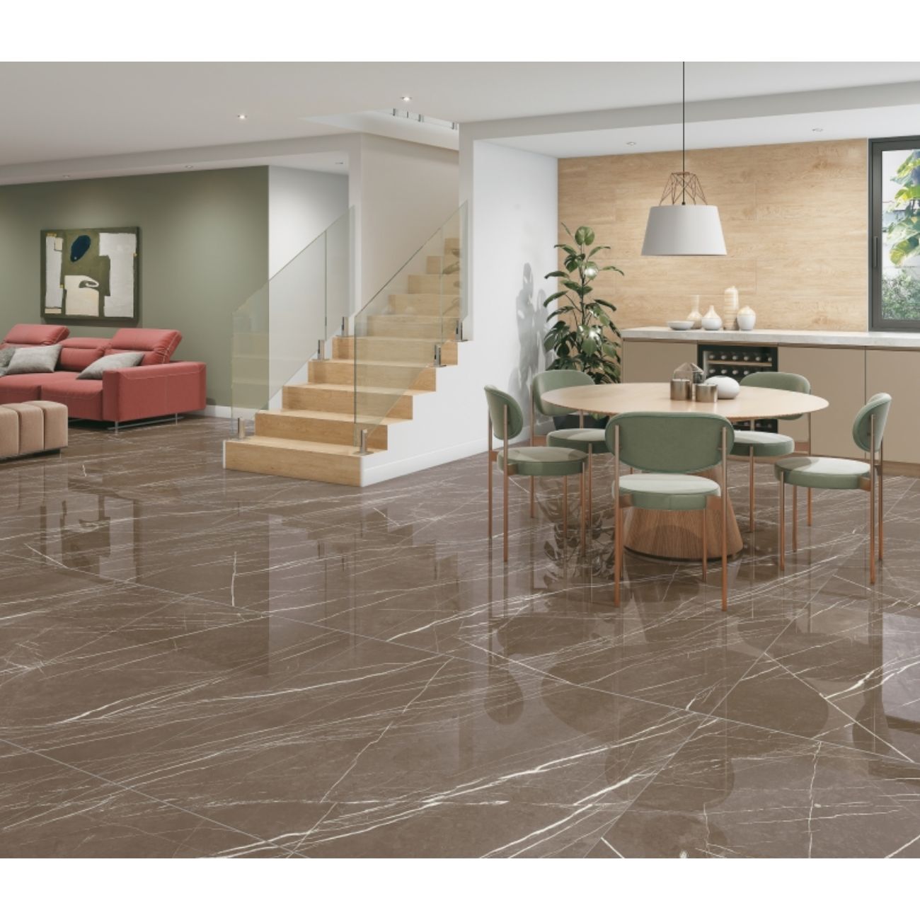 Porcelanato Damme 30x121 Yara Caramelo Ar30182 (Cx 2,21m²) - Brama