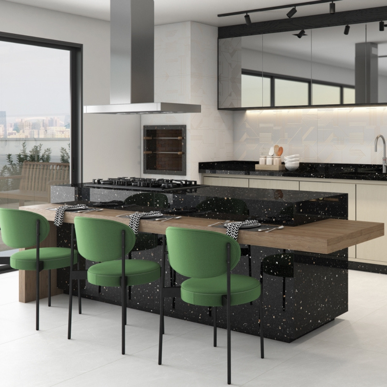 Porcelanato Helena Hac120078 Tundra Gray 62X121 Cx2,25M² - Brama