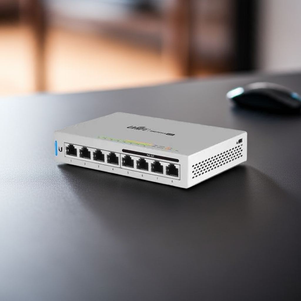 Switch Ubiquiti UniFi 8P (4P) PoE US-8-60W I - Processtec | Informática ...