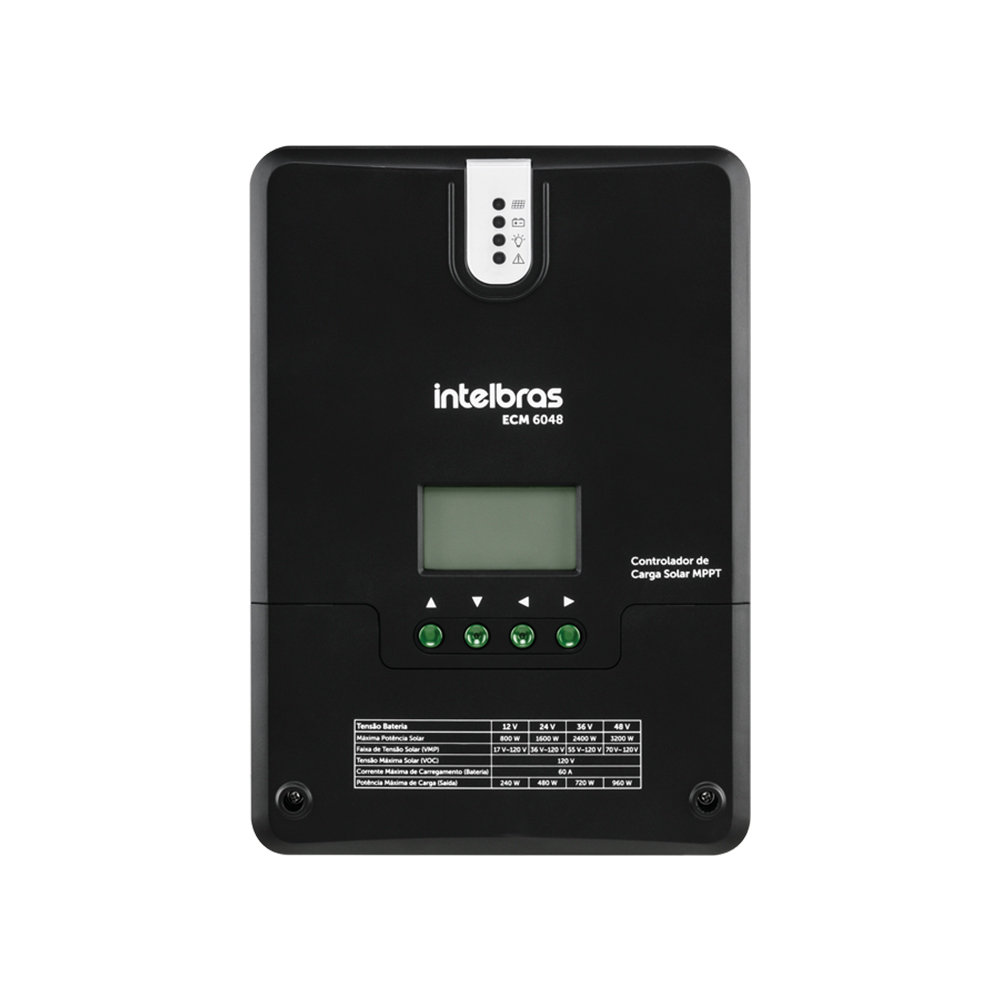 Controlador De Carga Mppt Off Grid Intelbras Ecm 6048 4841059 ...