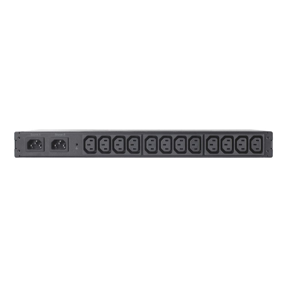 Sw Ats Rack Sistema Ats Para Rack APC AP4421 230V 10A Entrada C14, 12 Saídas C13 ...