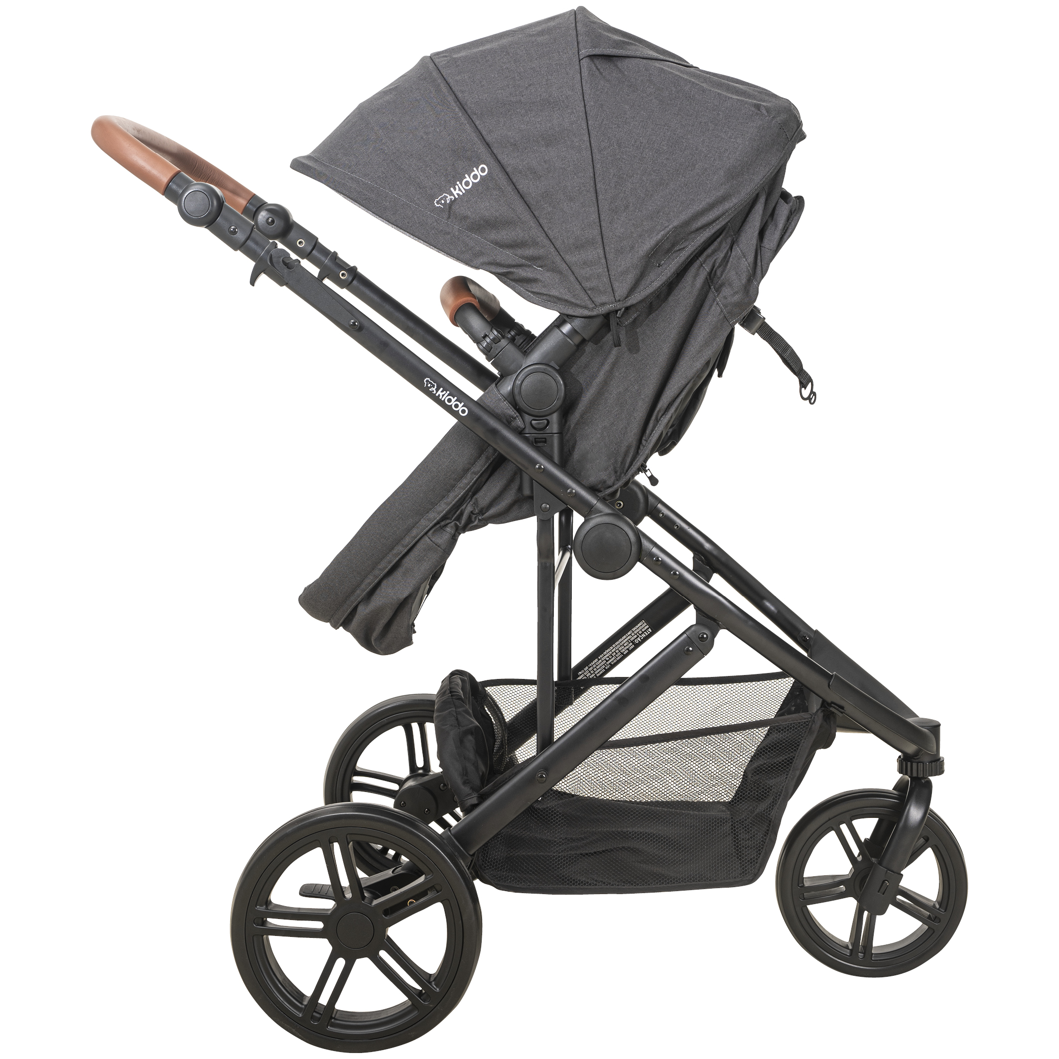 Conjunto Travel System Melange Grafite Trek Kiddo - Vivi Carrinhos