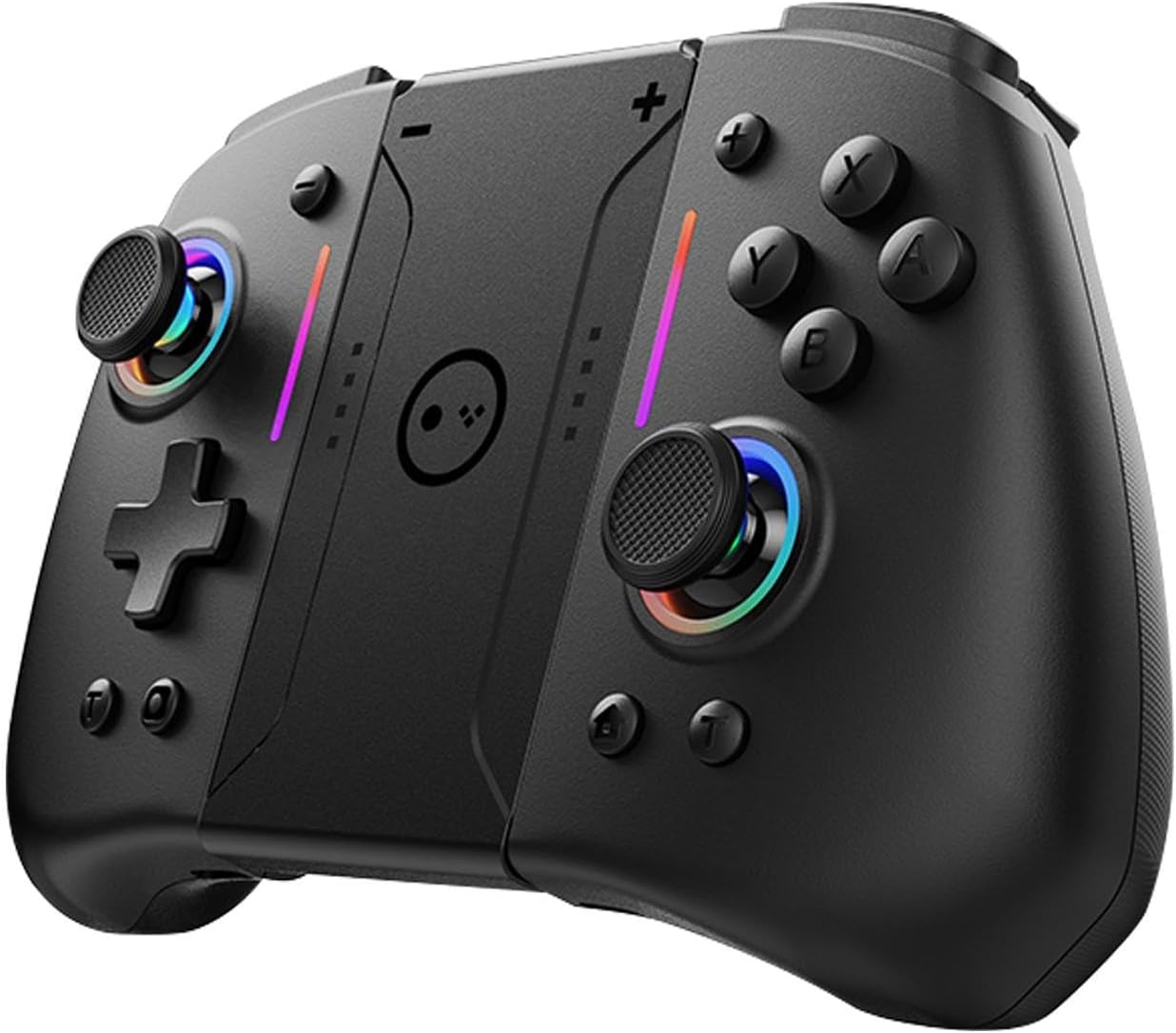 Linyuvo Joycon Con Agarrea, Color Blanco - Gris