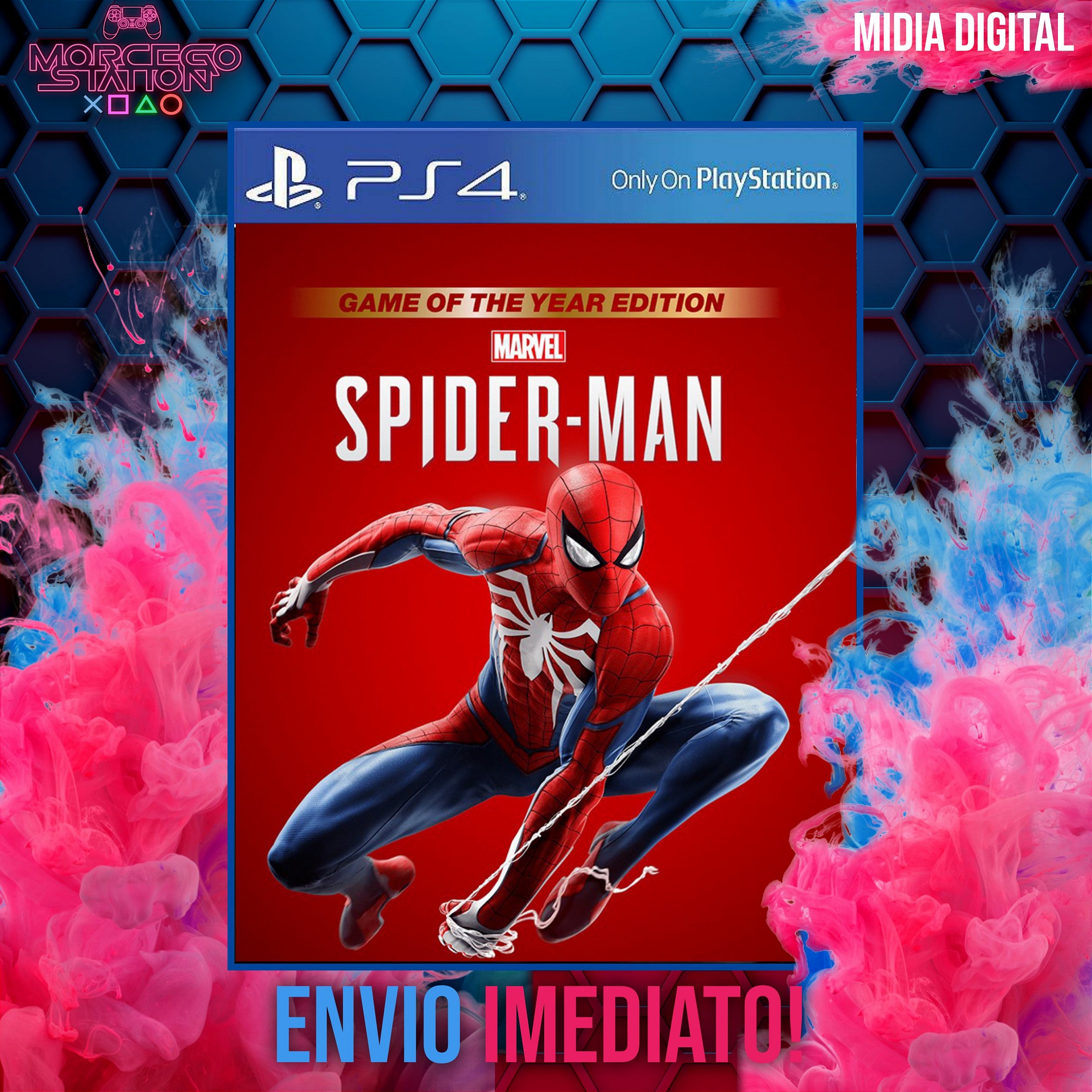 Marvel's Spider-Man Edição Jogo do Ano - PS4 PRIMARIA - Morcego Station