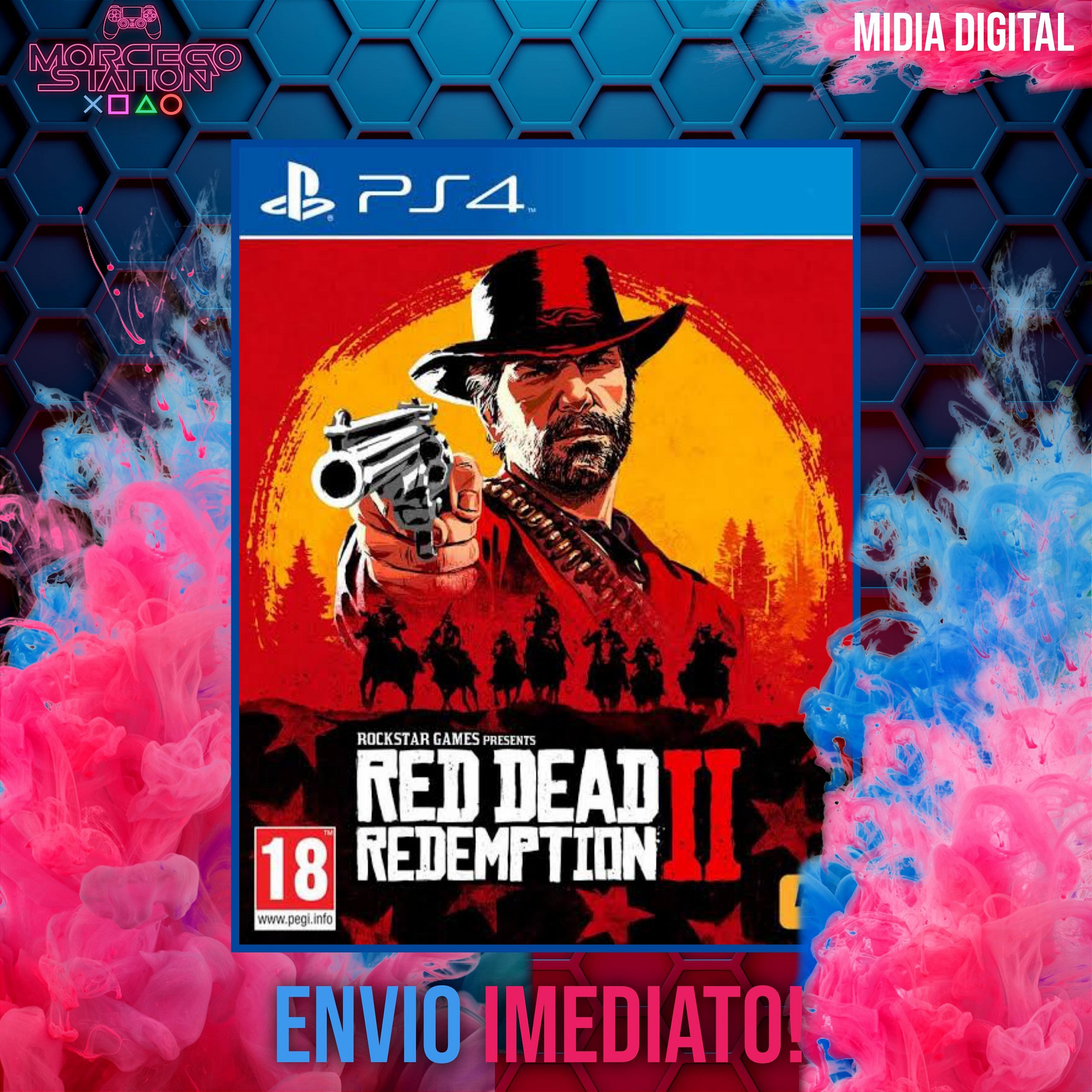 Red Dead Redemption 2 PS4 Midia digital - Raimundogamer midia digital