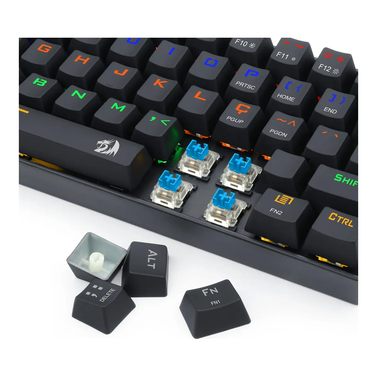 Teclado Mecânico Redragon Lakshmi K606R PT-BLUE – Compacto e