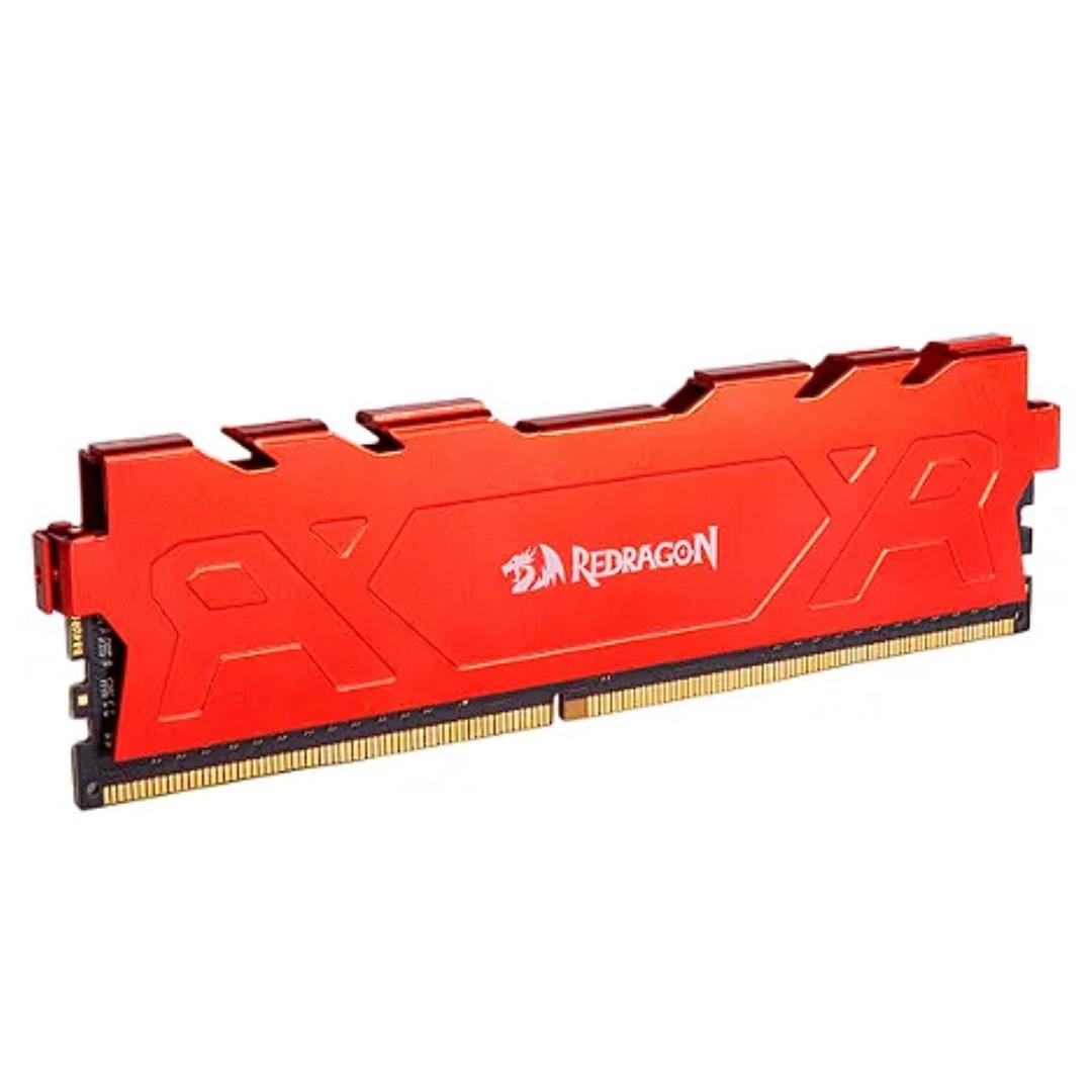 Memória 8GB DDR4 3200 MHz Redragon Rage Red GM-701 - Crystal