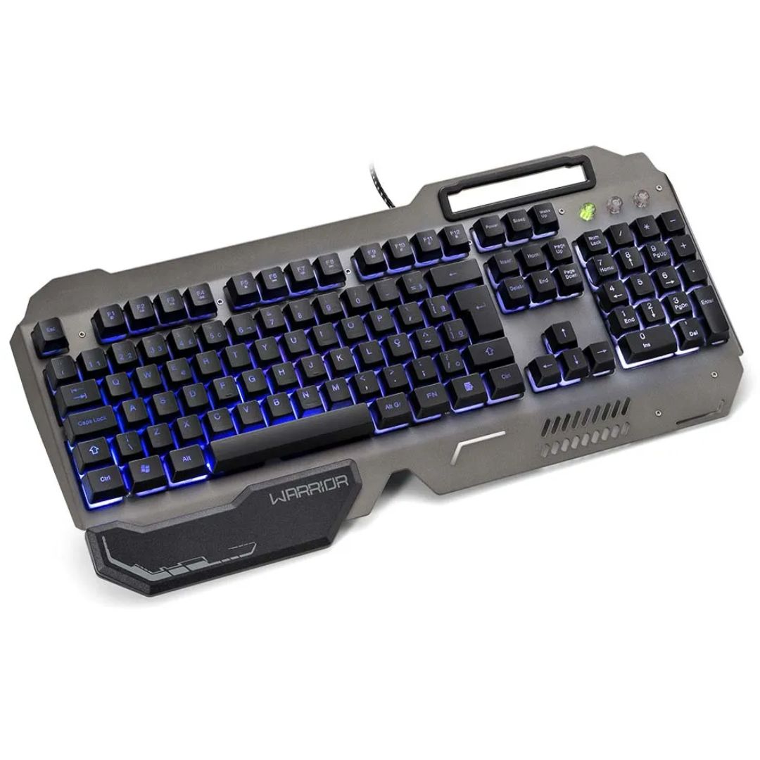 Teclado Gamer Ragnar Superfície em Metal Warrior TC222 - Crystal
