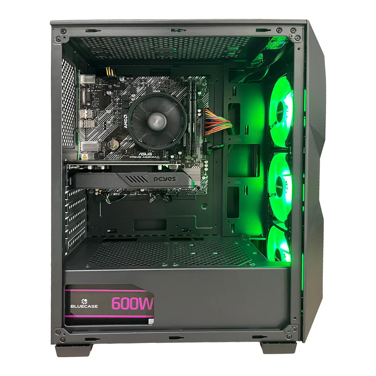 PC Gamer Crystal Intel Core i5 12400F Placa de Vídeo RTX 3050