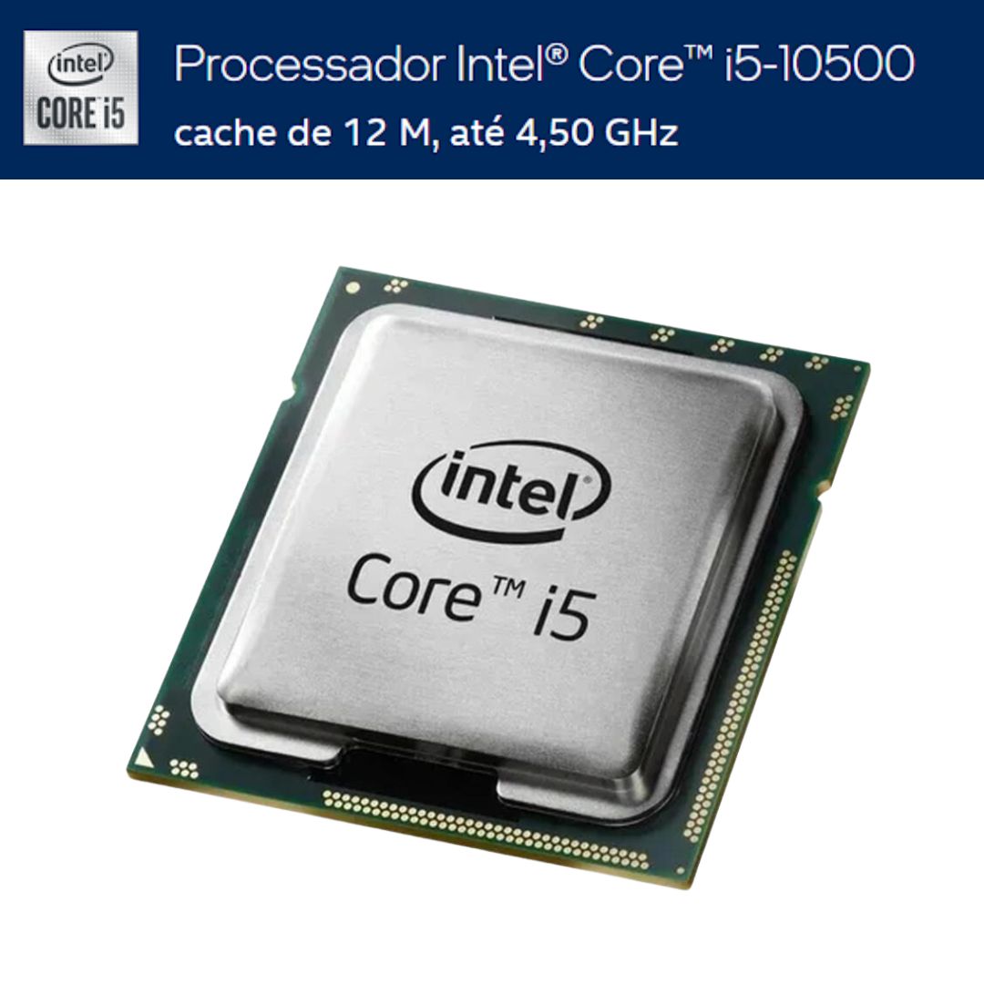 Processador Intel Core I5-10500, 3.10GHz, (4.50GHz Turbo