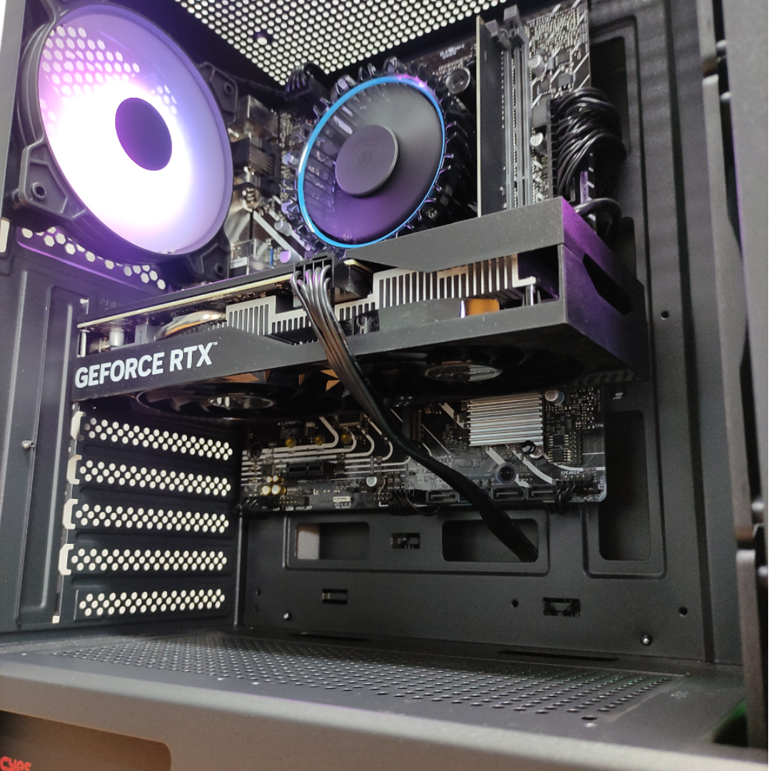 PC Gamer i5-14400F RTX 4060 8GB, 16GB RAM, SSD 512GB - Crystal