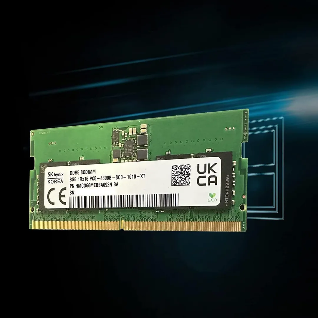 Memória Notebook 8GB DDR5 4800MHz SO-DIMM Hynix, 1.1V, Alta