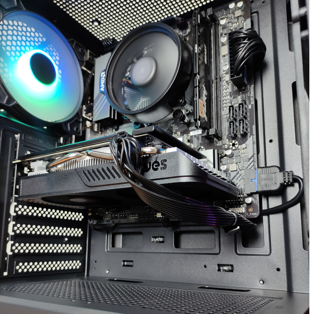 PC Gamer Crystal Ryzen 7 RX 570, 16GB DDR5, SSD 512GB, Wi-Fi