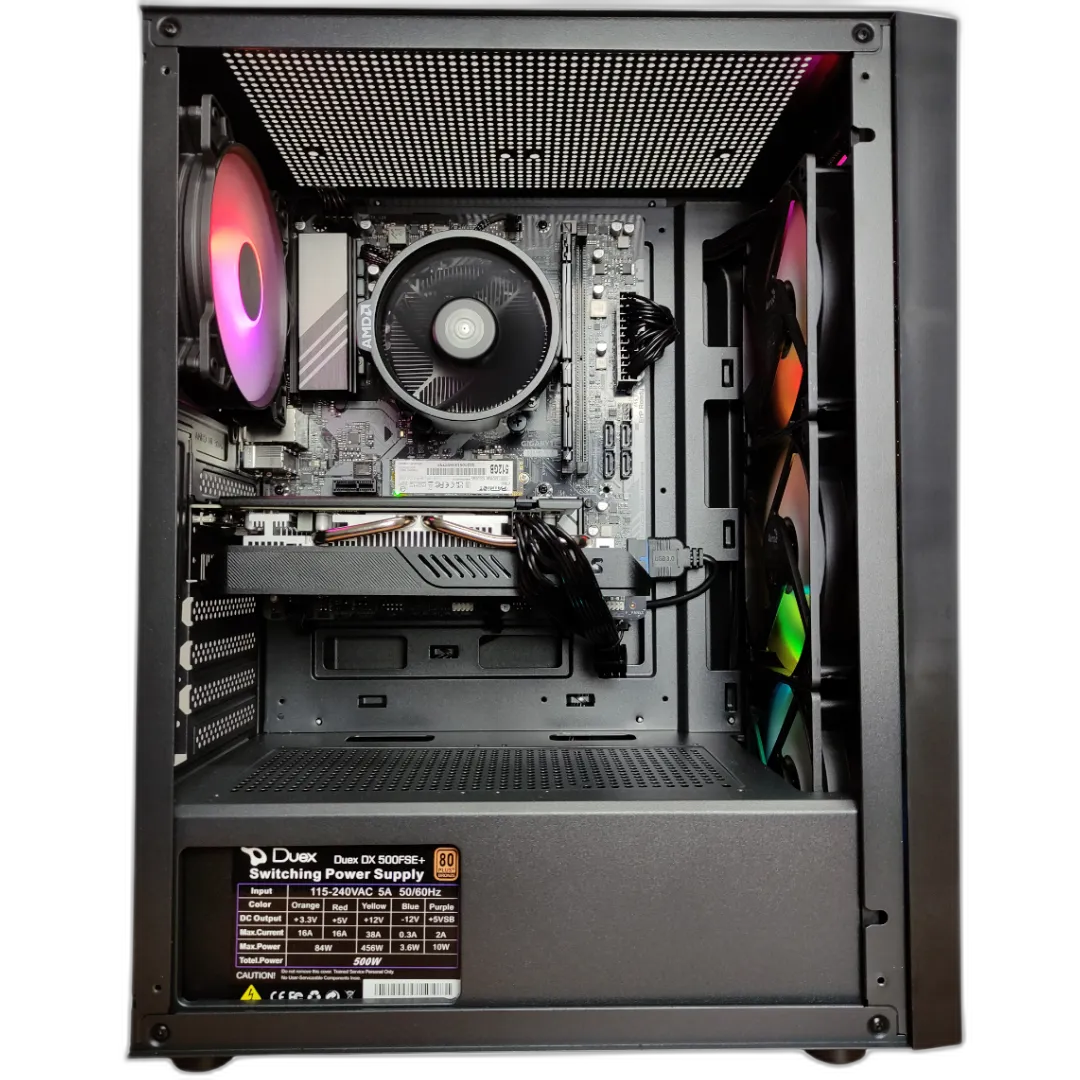 PC Gamer Crystal Ryzen 7 RX 570, 16GB DDR5, SSD 512GB, Wi-Fi