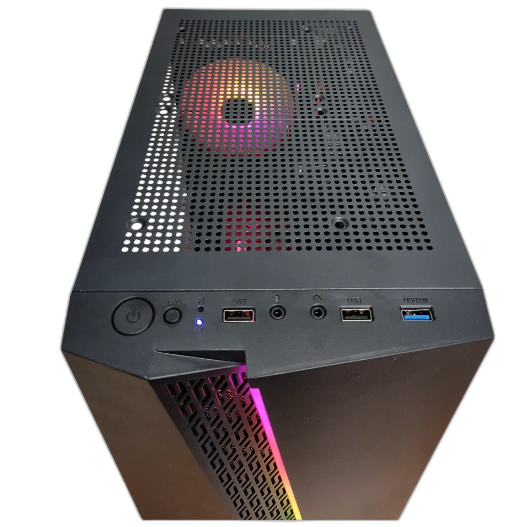 PC Gamer Crystal Ryzen 7 RX 570, 16GB DDR5, SSD 512GB, Wi-Fi