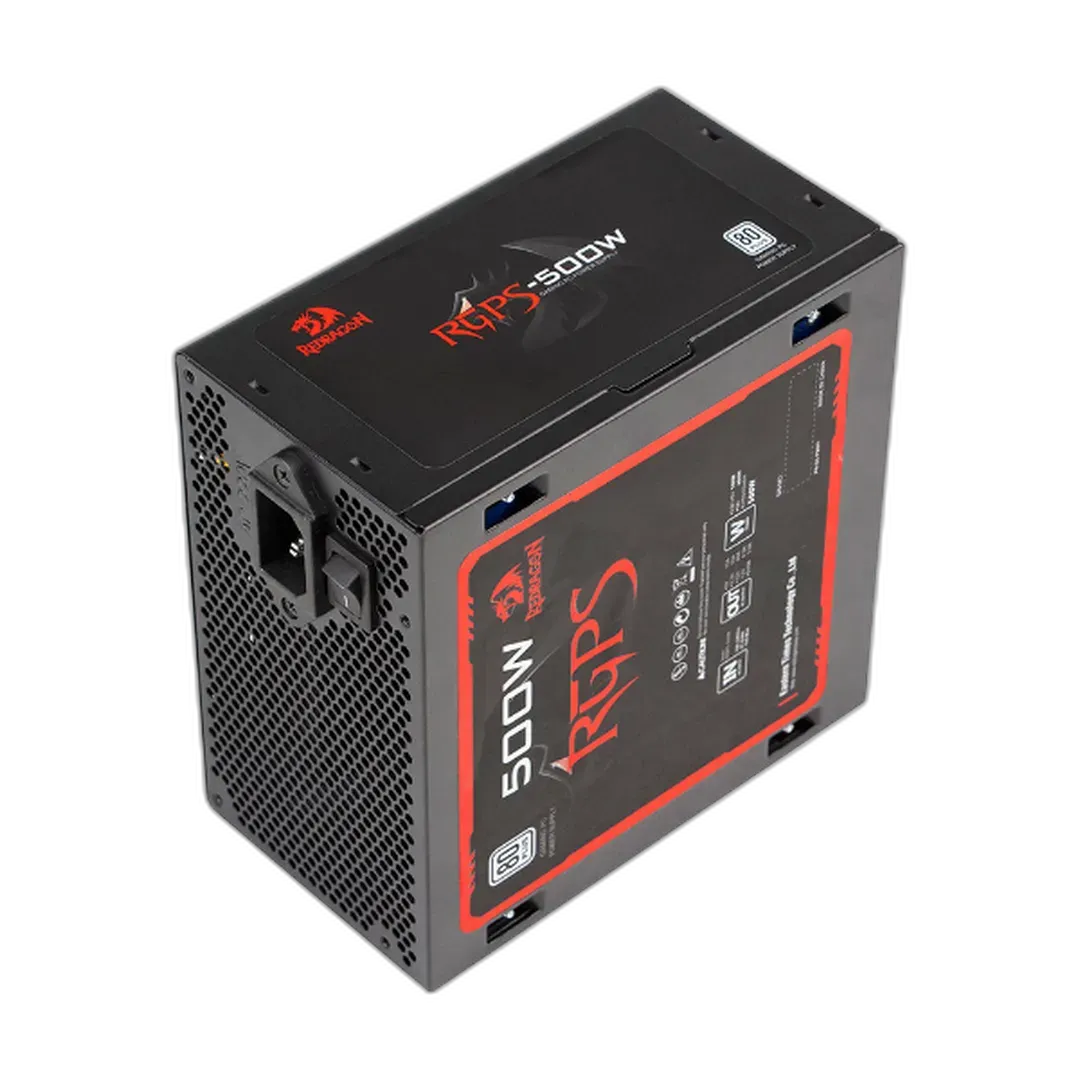 Fonte Gamer Redragon 500W 80 Plus White | PFC Ativo e Bivolt