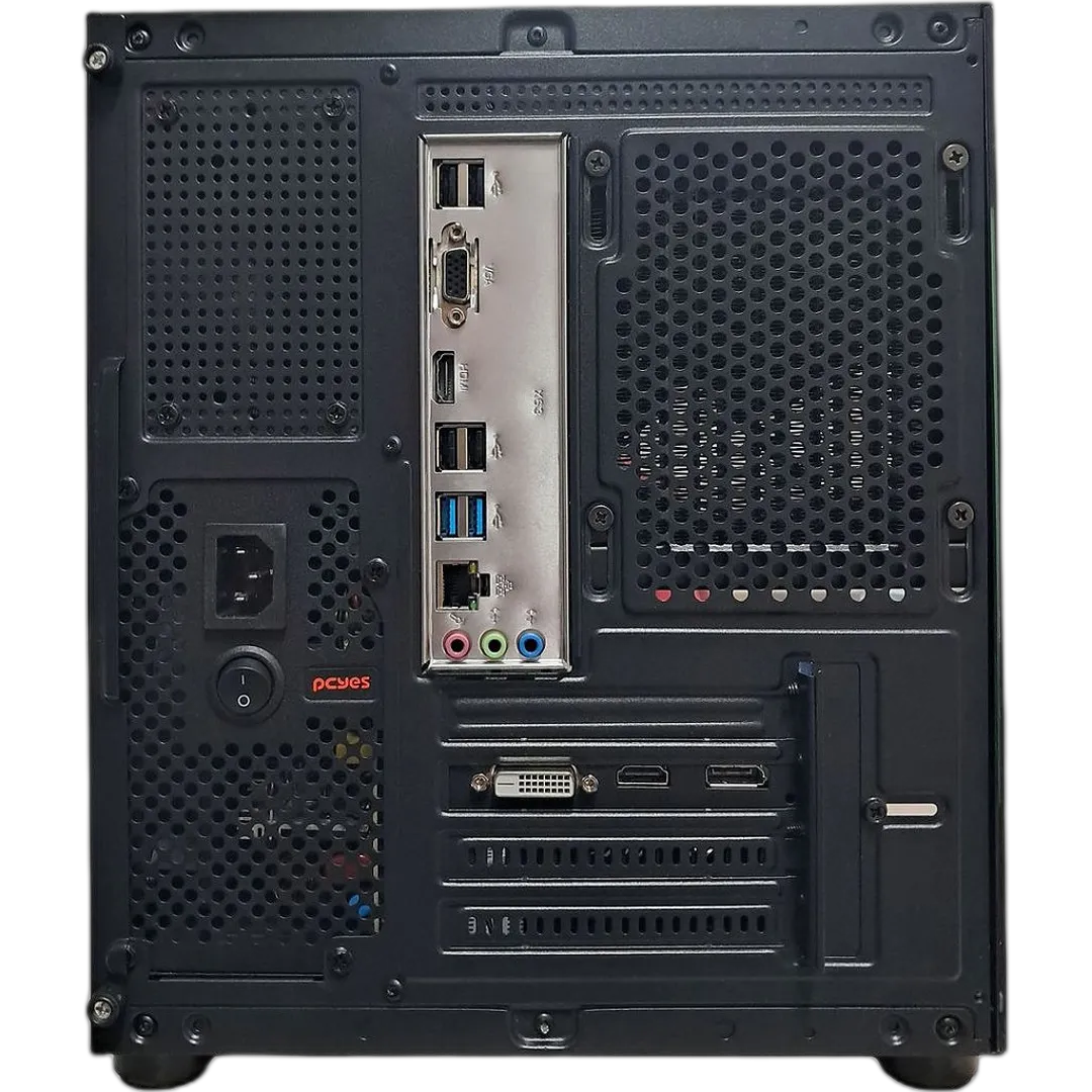 PC Gamer Crystal Barato, i7-4770, RX 550, 16GB, SSD 256GB, Wi-Fi