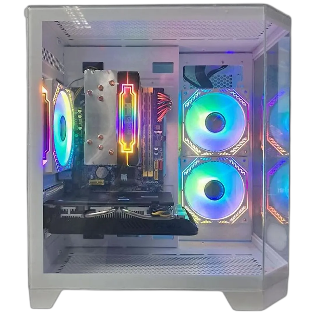 PC Gamer Crystal i7-4770 RX 570 4GB 16GB RAM SSD 256GB - Crystal