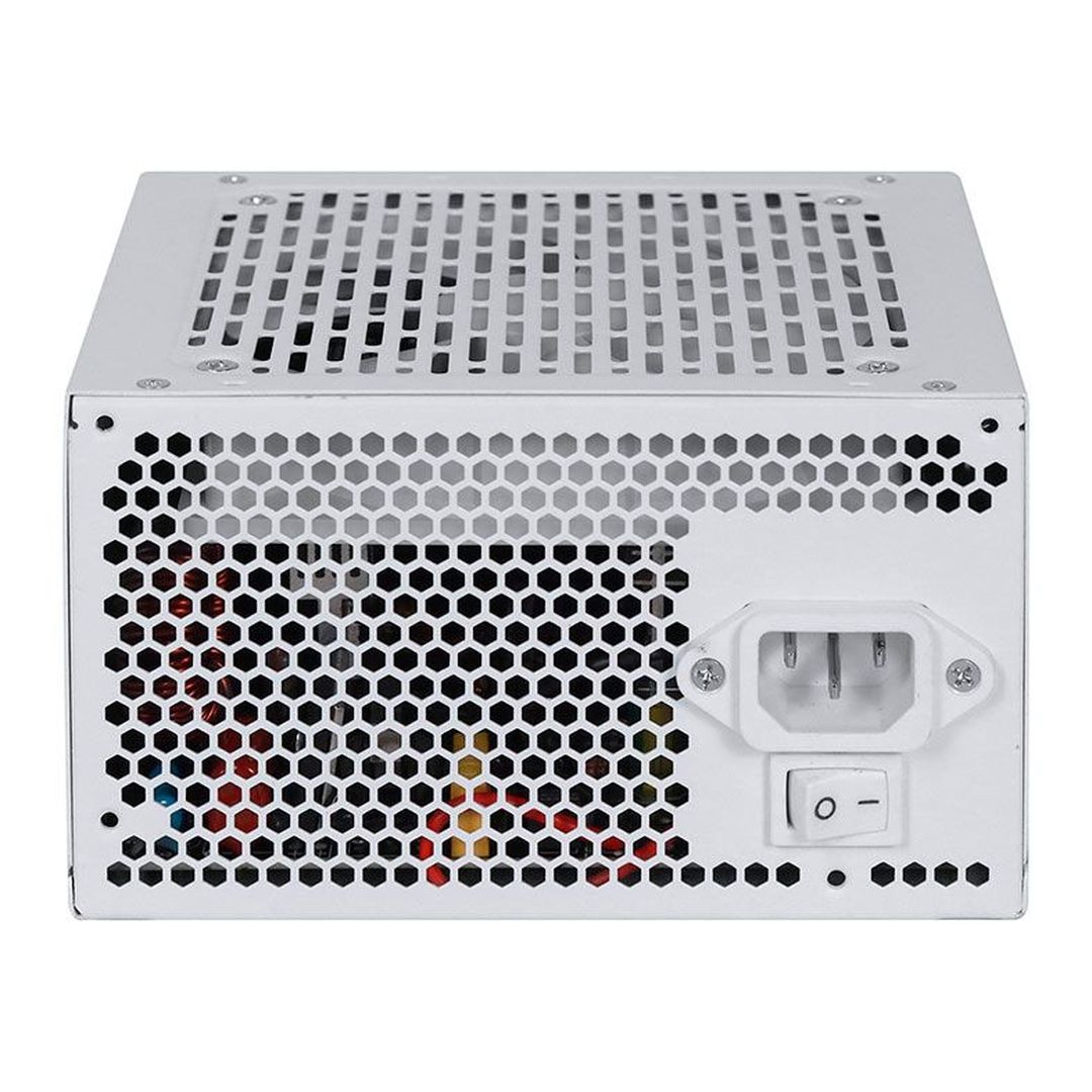 Fonte PCYes Shocker White Ghost 500W, Full Modular, 80 Plus
