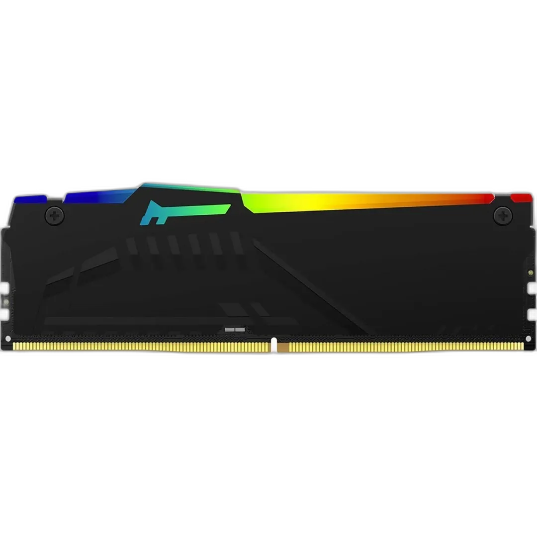 Memória DDR5 16GB 5200MHz Kingston Fury Beast RGB, KF552C40BBA-16