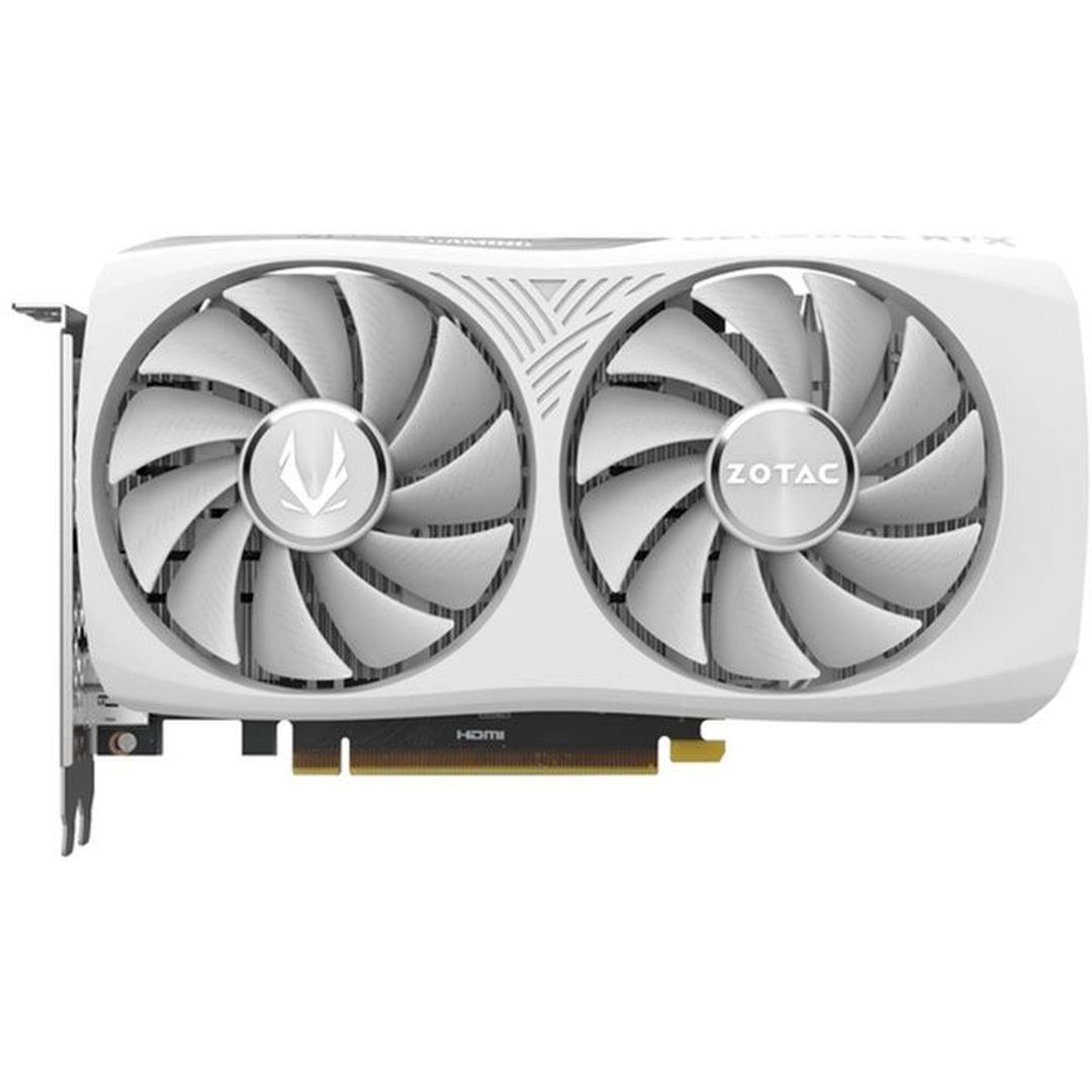 ZOTAC GeForce RTX 4060 本体 ホワイト Placa de Vídeo RTX 4060 Zotac White 8GB - Ray Tracing e DLSS 3