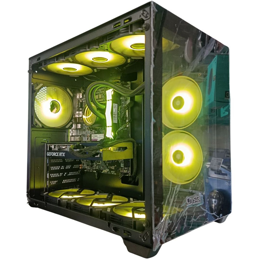 PC Gamer Crystal i5-12400F RTX 4060 8GB, 32GB RAM RGB, SSD 512GB
