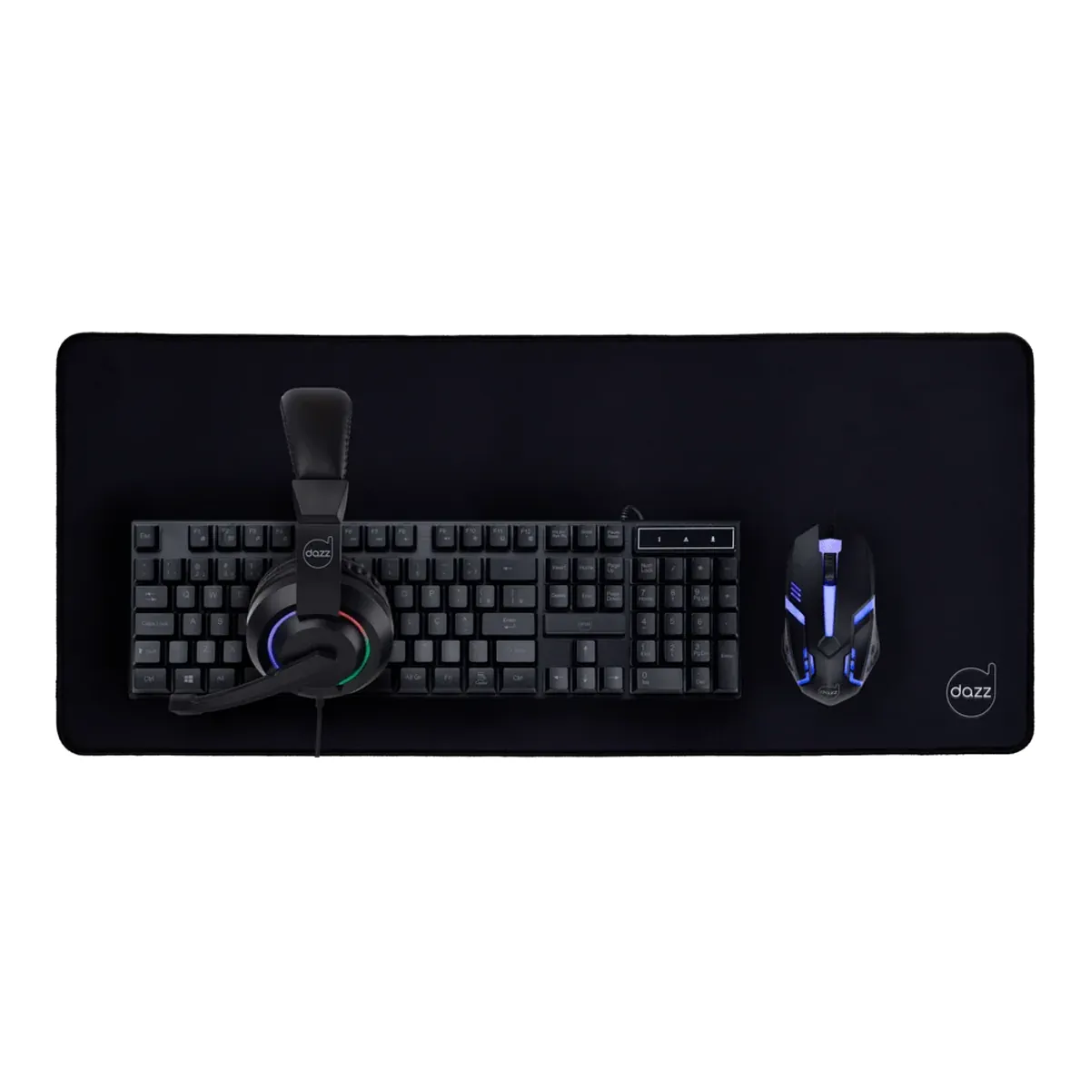 Kit Gamer Novacore 4 em 1 Dazz 62000176 | Headset, Teclado, Mouse