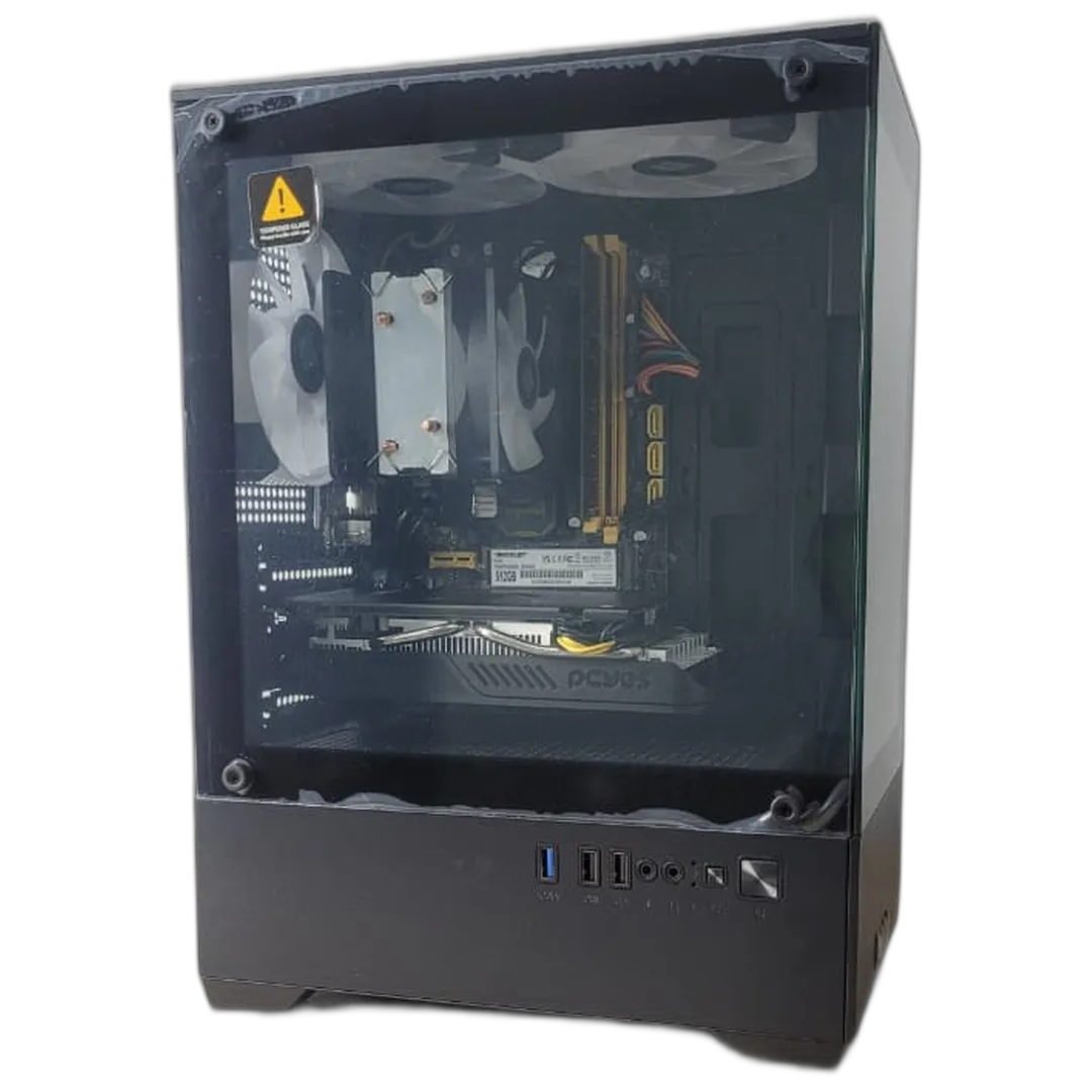 PC Gamer i7-6700 RX 570 8GB 16GB RAM SSD NVMe 512GB - Crystal