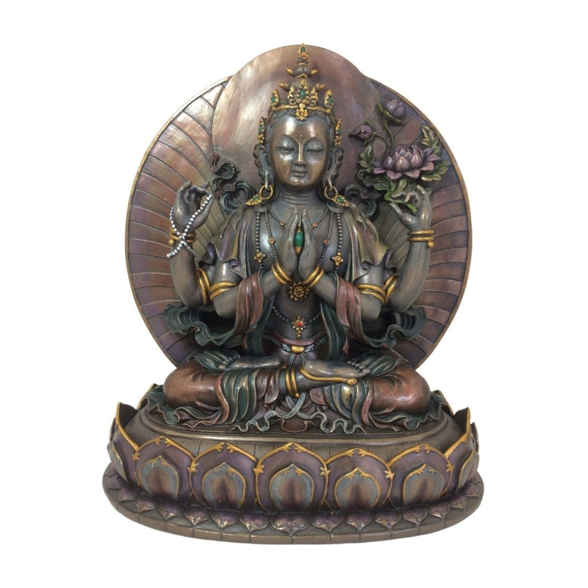 Avalokteshvara Cherenzig Buda Da Compaixao Budismo Veronese - MARLEX STORE