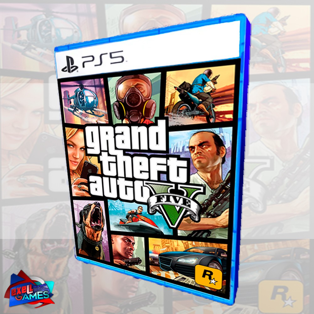 PS5 - Versão Mídia Física e Digital c/ Jogo (GTA V - COMPLET EDITION) -  Videogames - Meireles, Fortaleza 1195515438