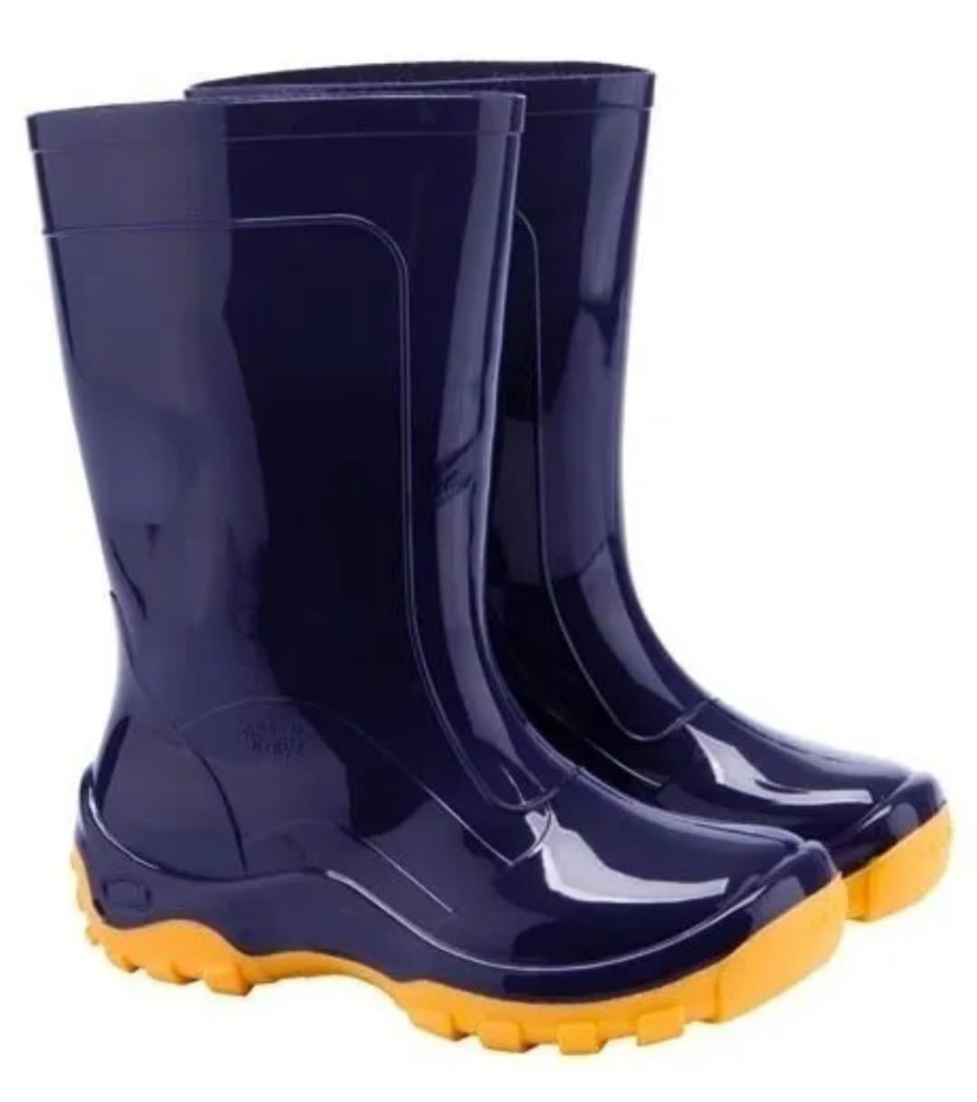 GALOCHA DE PVC AZUL E AMARELO Loja Algod o