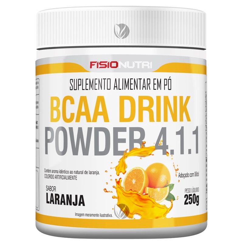 BCAA DRINK POWDER 411 250g LARANJA Matheus Treinador