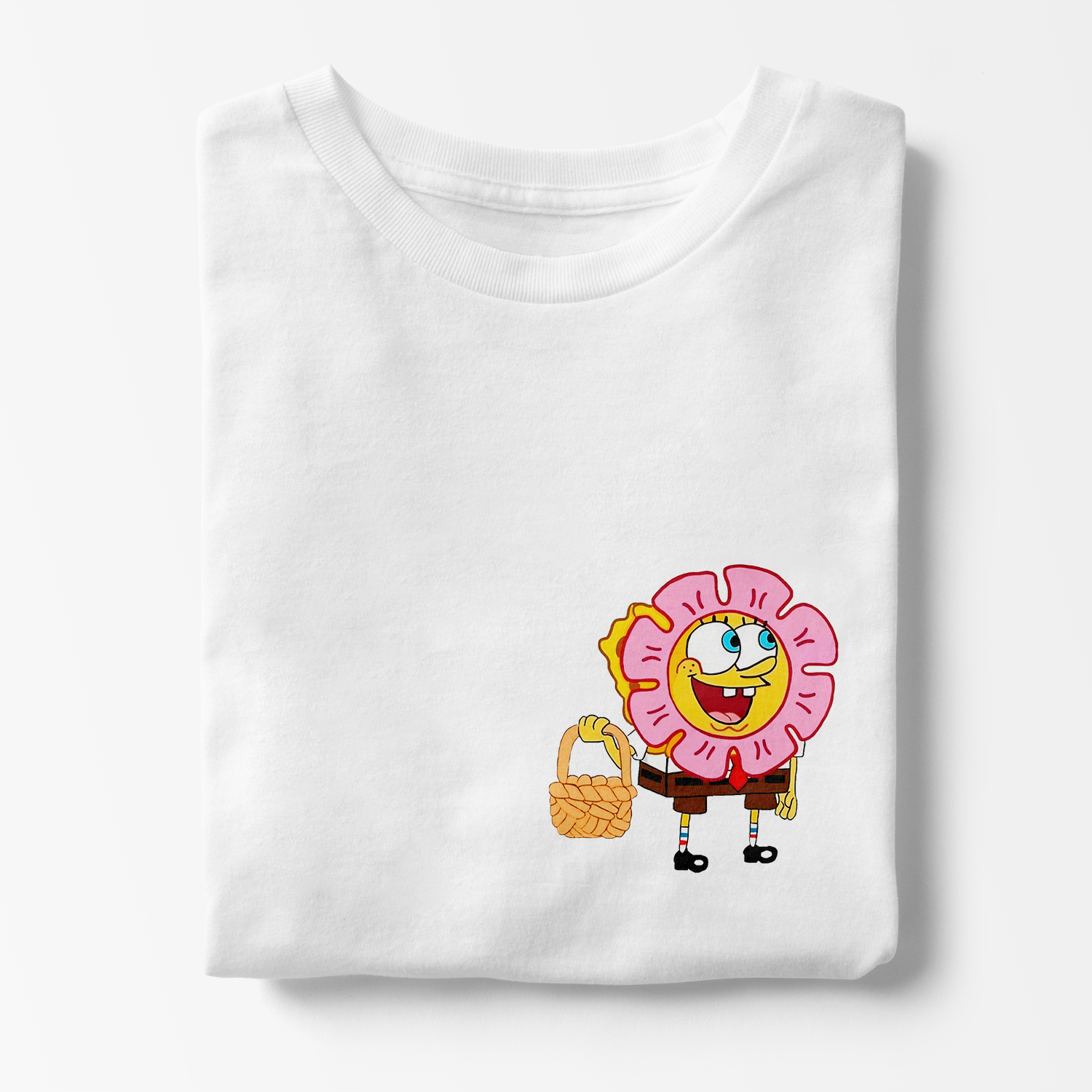 Camiseta Bob Esponja Um Herói Fora D´água - Mod 02