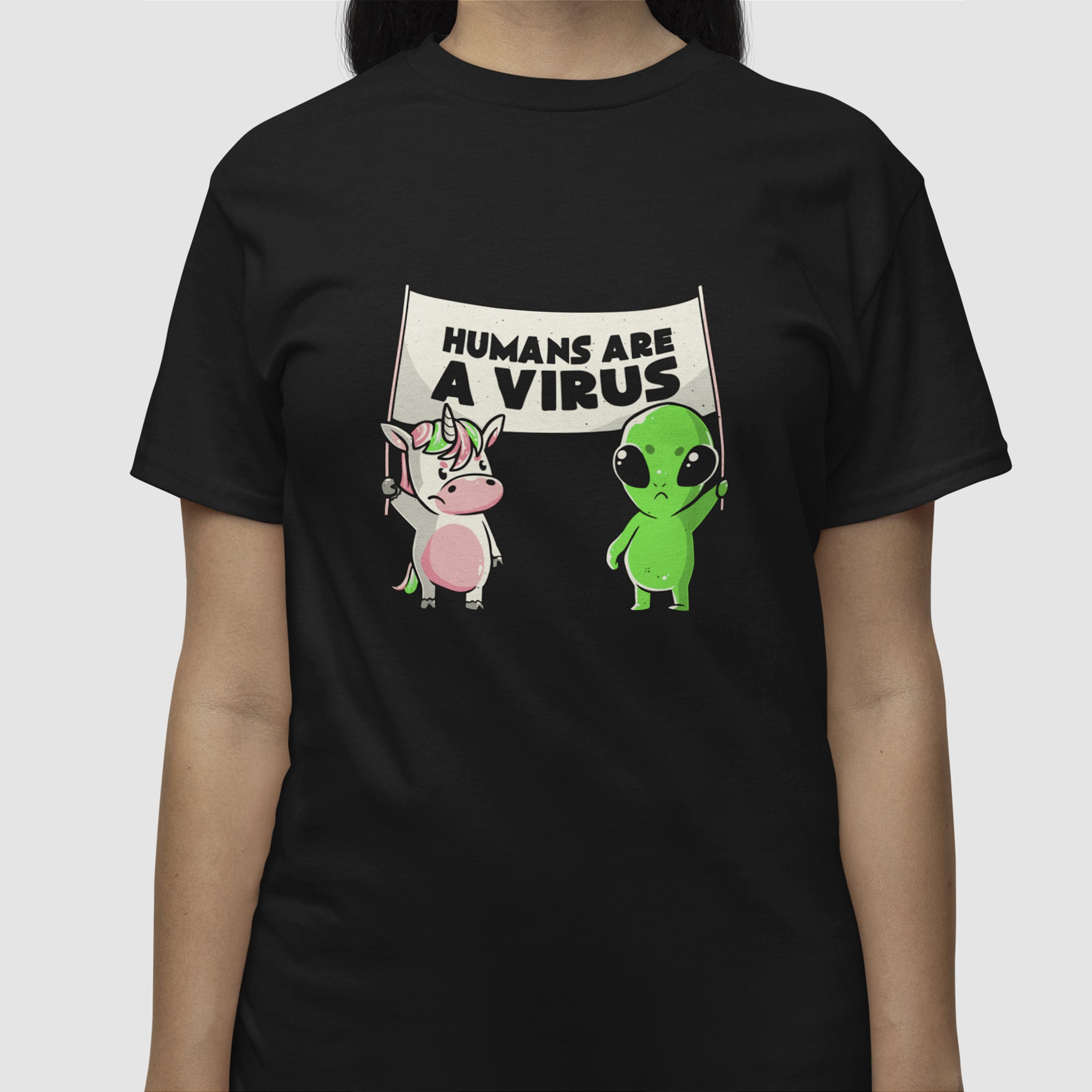 Camisa preta do T-Vírus